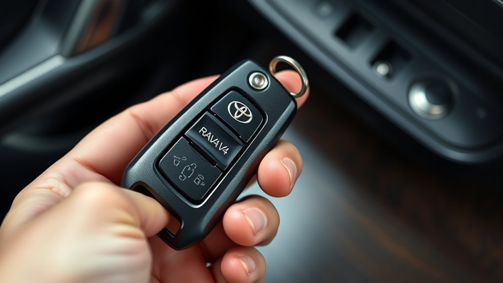 RAV4 Key Fob: Unlock and Start With Dead Battery 1 access rav4 key fob