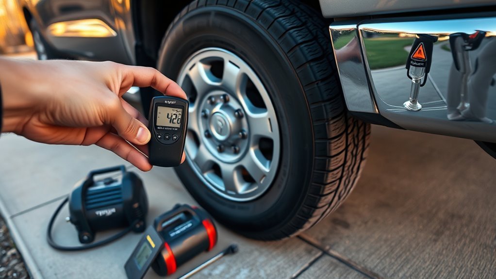 Toyota Tundra Tire Pressure: Towing & Load PSI Guide 3 accurate tire pressure maintenance