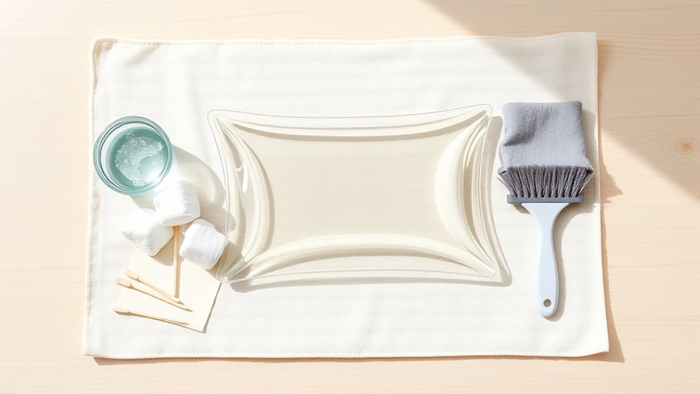 acrylic clutch cleaning essentials