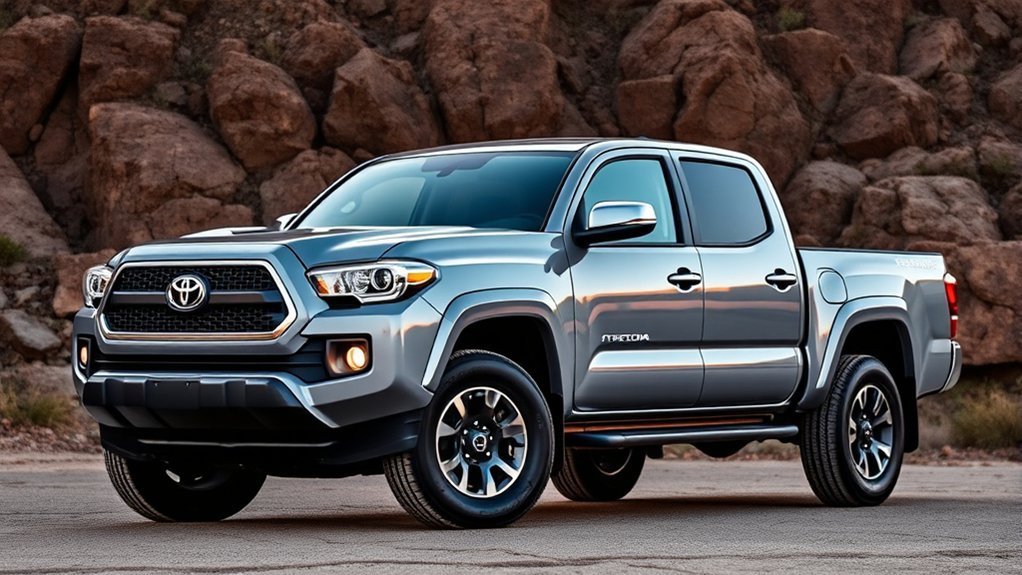 Toyota Tacoma Limited 2026: Features, MPG & Towing 3 Toyota Tacoma Limited interior technology with a large touchscreen and connected features