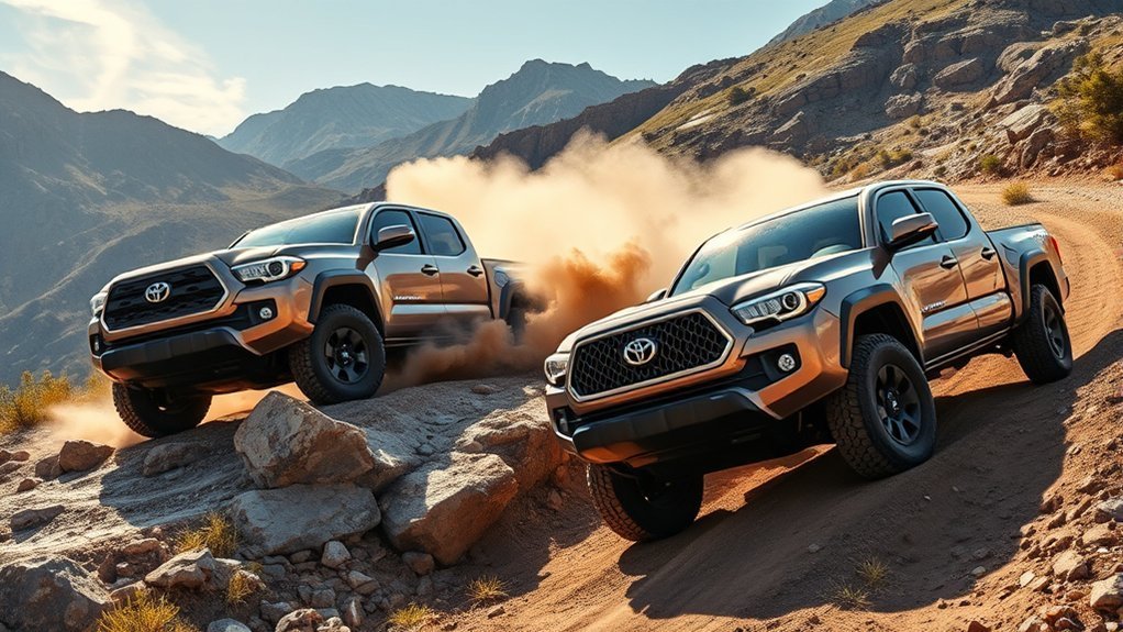 Toyota Tacoma Access Cab agility versus Double Cab stability off-road comparison