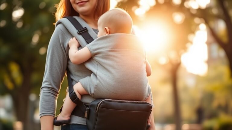 bag and baby balance