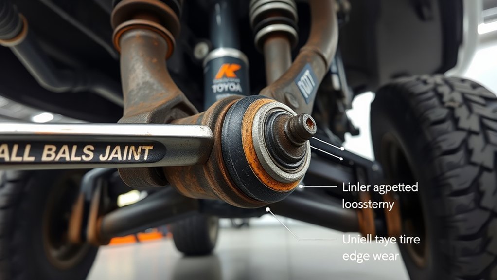 Tundra Ball Joint Symptoms: 5 Warning Signs & Checks 1 ball joint wear symptoms