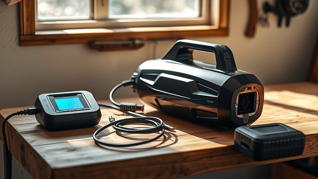 Cordless tire inflator battery care helps preserve runtime and performance
