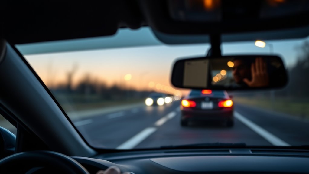 Blind-spot monitoring sensors helping a driver detect traffic in an adjacent lane