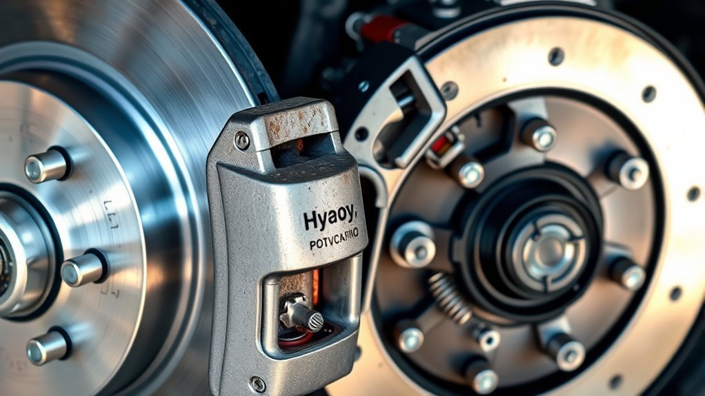 Disc Brakes vs Drum-in-Hat Parking Brakes: 2026 Guide 4 brake troubleshooting with rotor caliper and parking brake hardware inspection