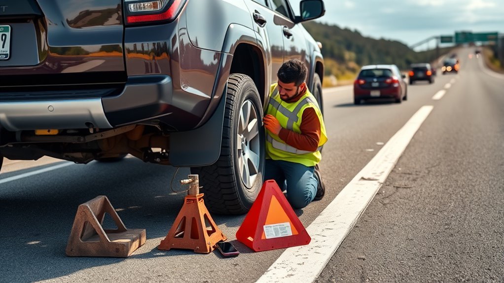 Toyota 4Runner Flat Tire Change: Step-by-Step Guide 4 Calling roadside assistance for a Toyota 4Runner flat tire