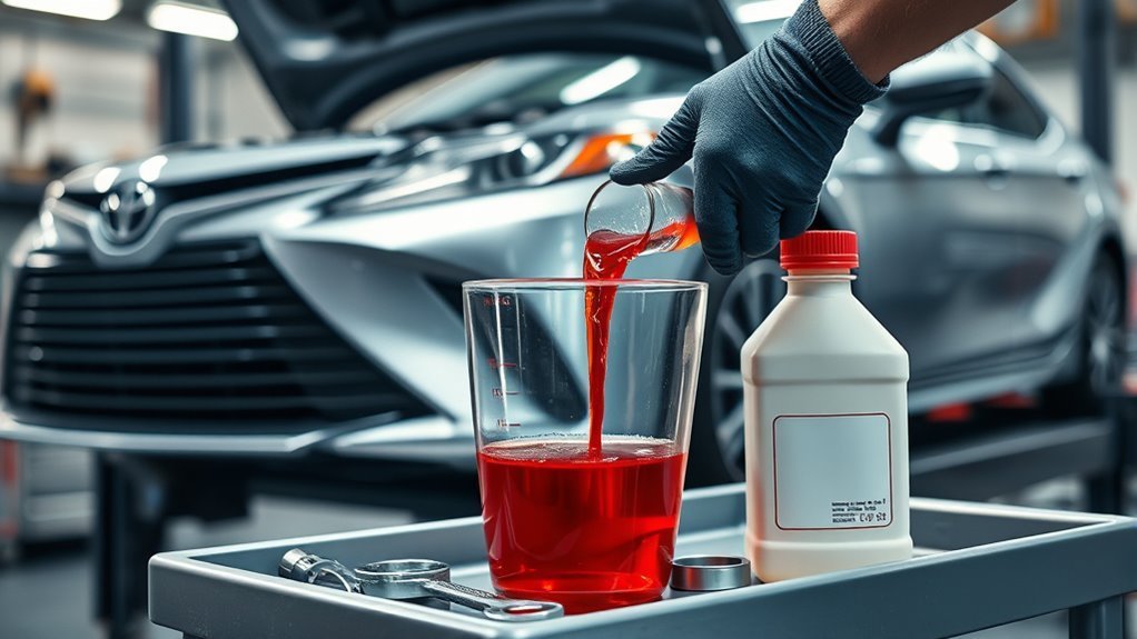 camry transmission fluid change