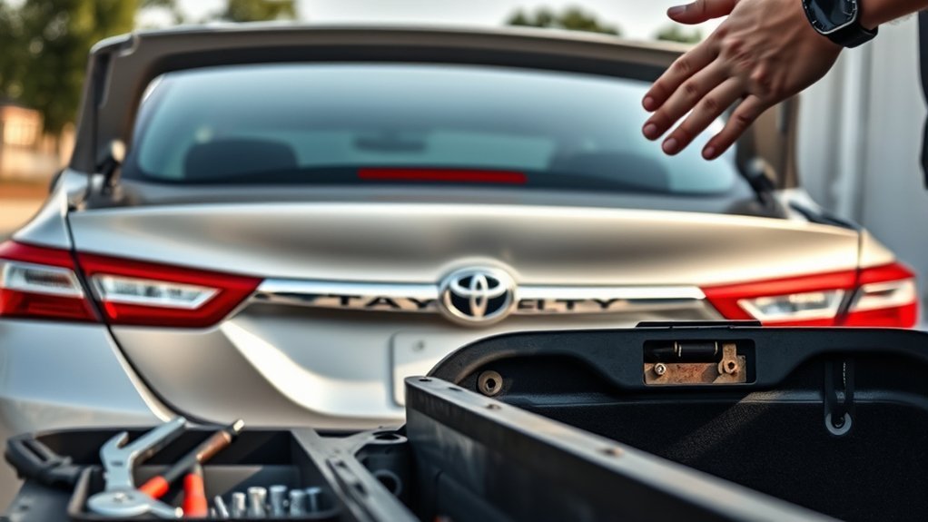 camry trunk opening issues