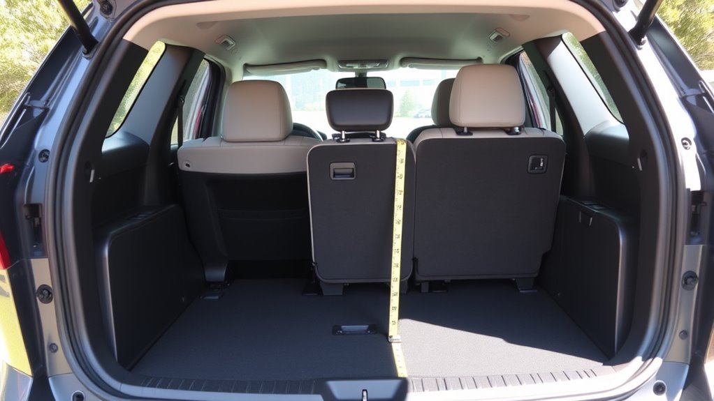 2026 Toyota RAV4 cargo area and rear cargo space dimensions