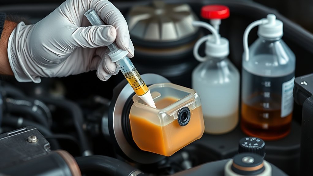 Toyota Tundra Brake Fluid Interval: 2026 Flush Guide 4 Checking Toyota Tundra brake fluid color and condition after service