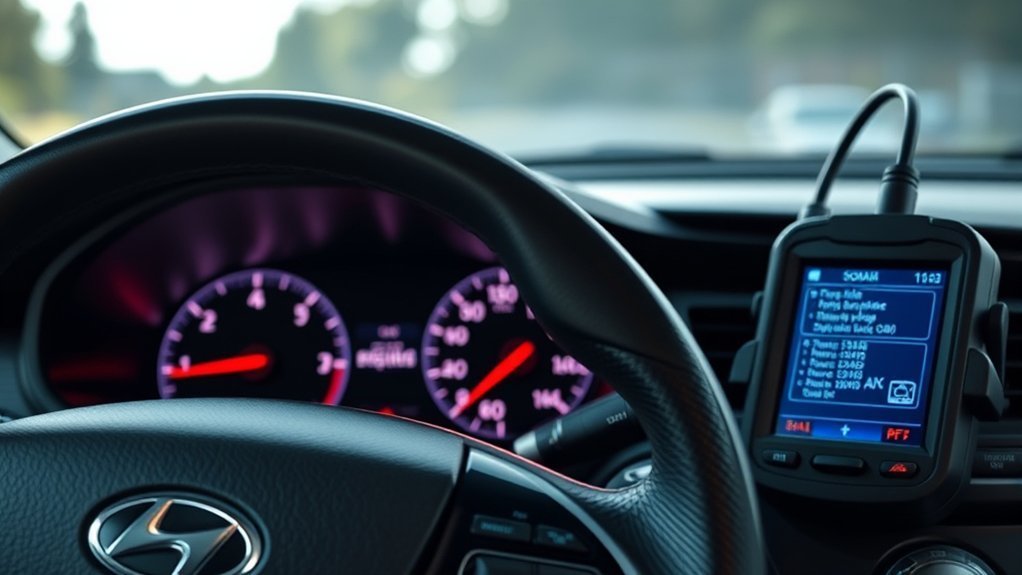 Hyundai Sonata check engine light troubleshooting steps after clearing diagnostic trouble codes