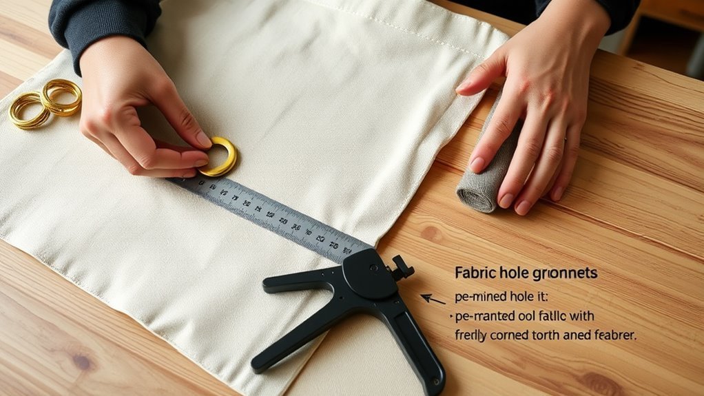 choose appropriate grommet size