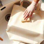 cleaning coated canvas safely