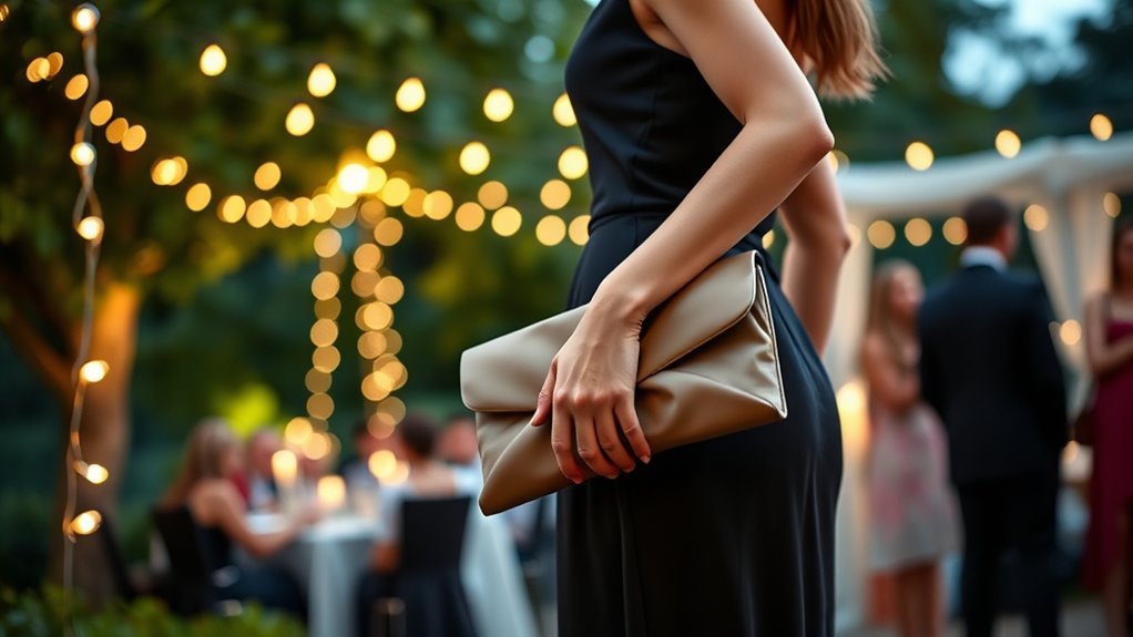 comfortable clutch bag handling