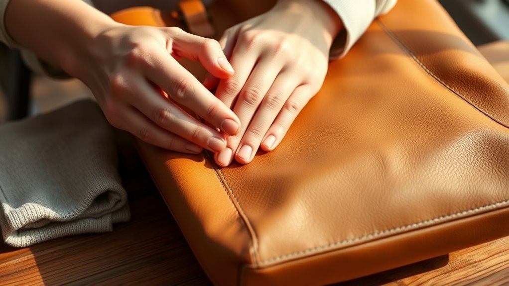 How to Condition a Leather Bag Without Leaving It Greasy 2 condition clean apply buff