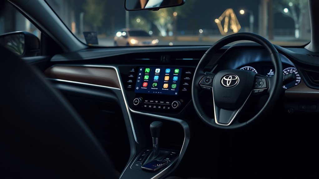 Android Auto in Toyota Camry: 2026 Setup & Fixes Guide 2 Android phone connected to a Toyota Camry multimedia system for Android Auto setup