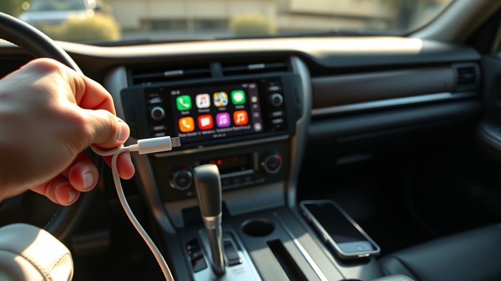 Set Up Apple CarPlay in Your Land Cruiser 3 connecting an iPhone to wired CarPlay in a Toyota Land Cruiser with Hamilton kit