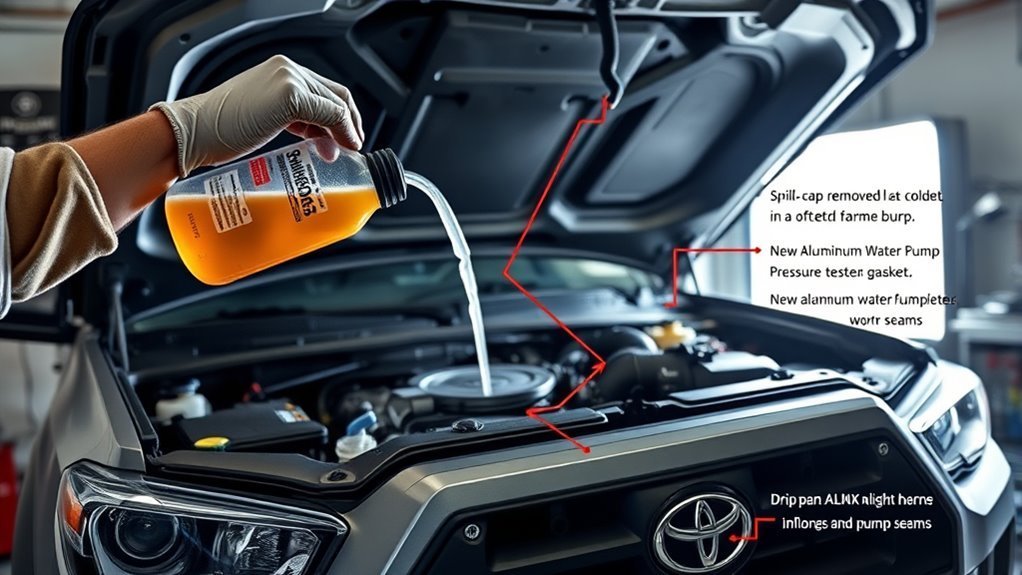 coolant refill and troubleshooting