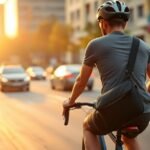 crossbody bag cycling safety