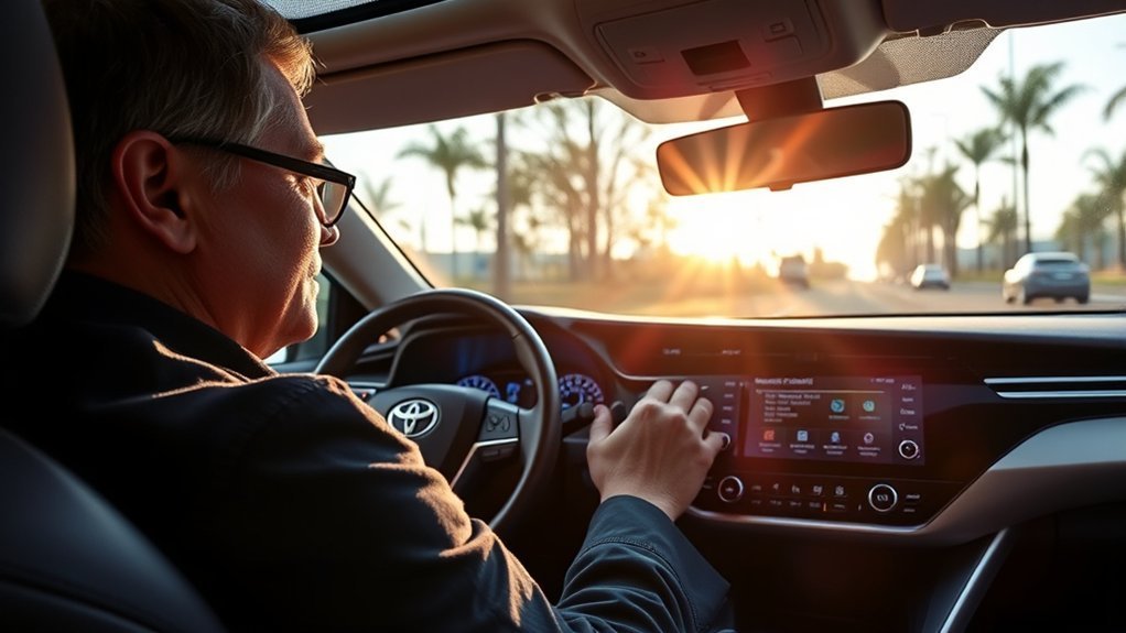 2025 Toyota Camry safety alert customization settings