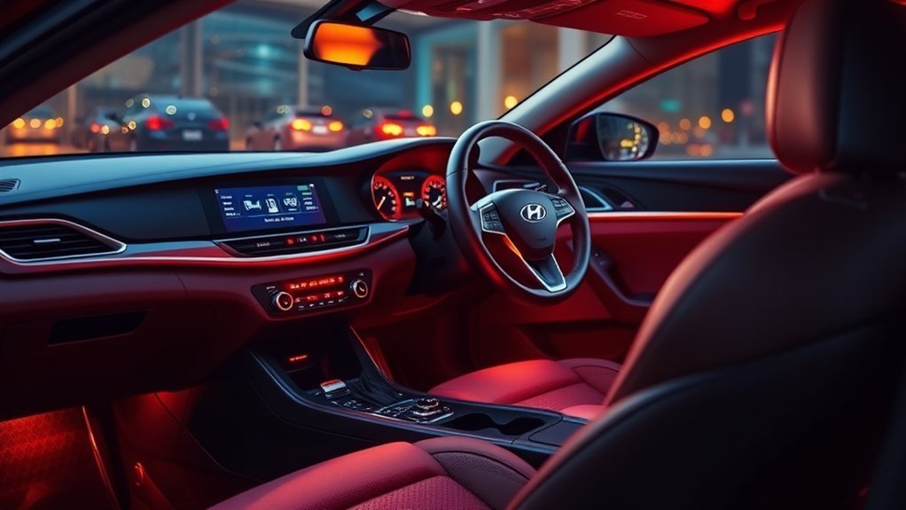 Hyundai Sonata heated and ventilated seat and steering wheel comfort controls
