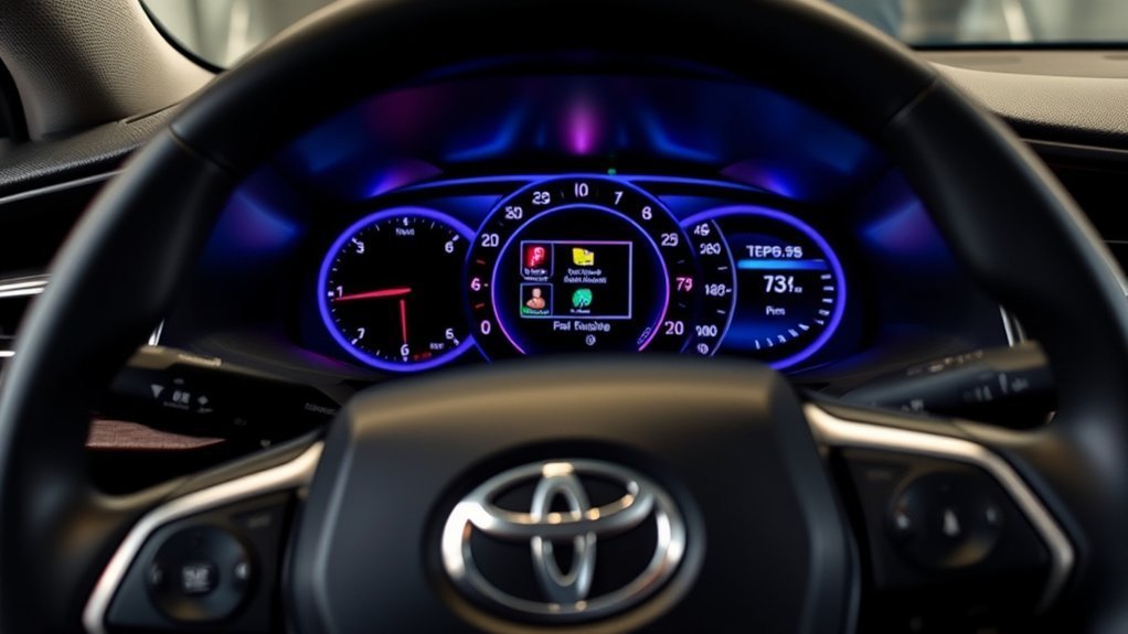customize camry display settings