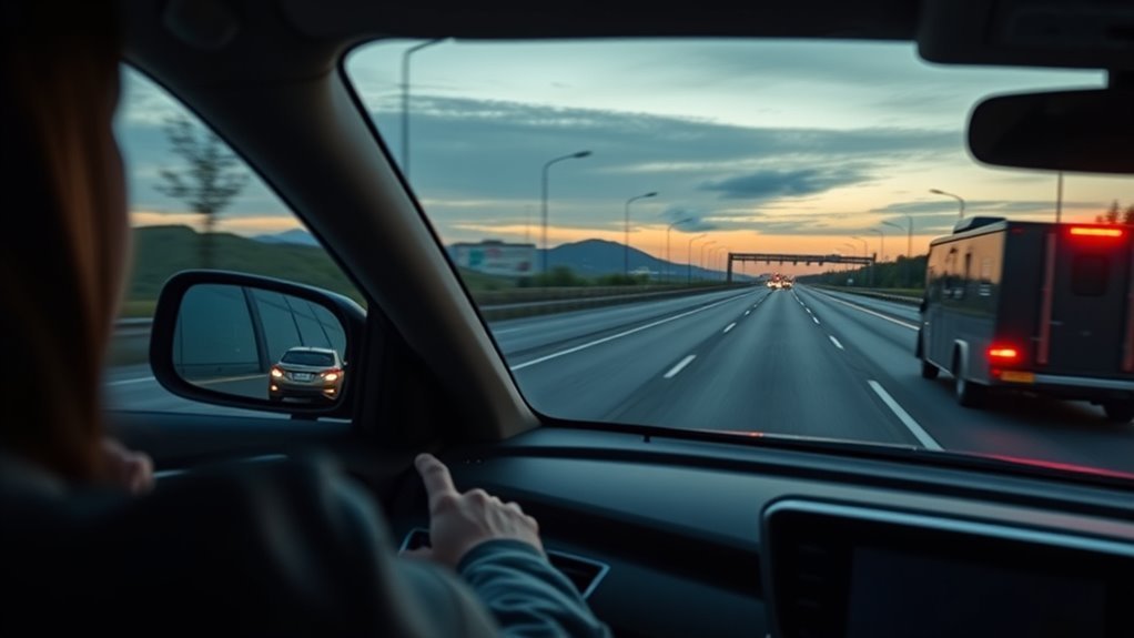 Common blind-spot monitoring limitations including towing, road shape, sensor blockage, and speed differences