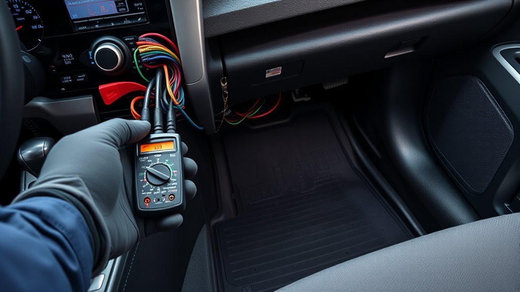 Diagnosing Toyota Camry heated seat wiring connectors and electronic control issues