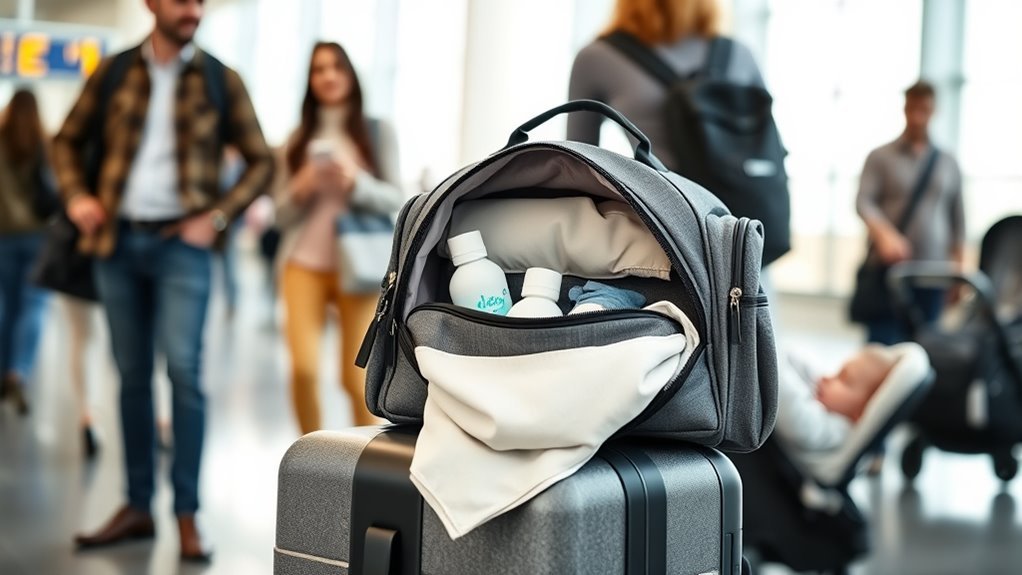 Can You Bring a Diaper Bag on a Plane? Carry-On Rules 1 diaper bag carry on permitted