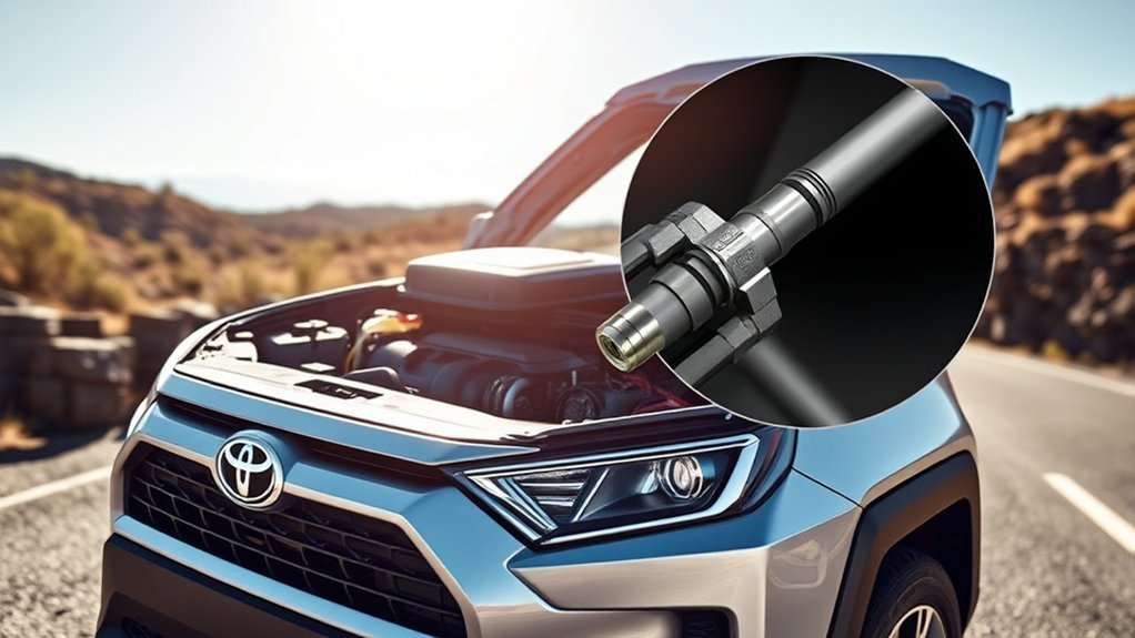 Toyota RAV4 direct injection and fuel efficiency illustration