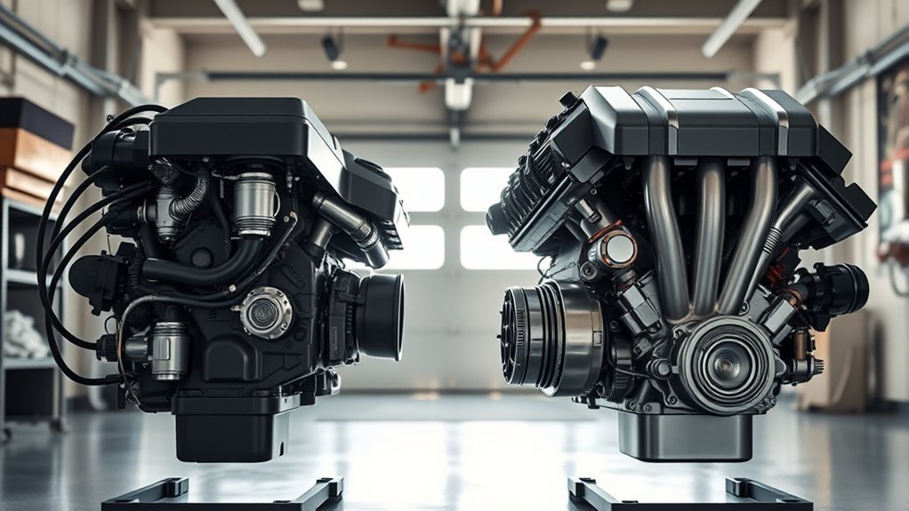 direct injection vs port injection comparison for power efficiency emissions and carbon buildup
