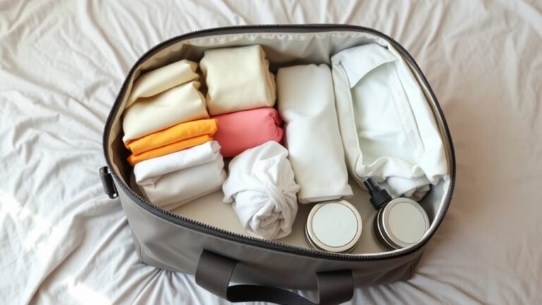 efficient diaper bag packing
