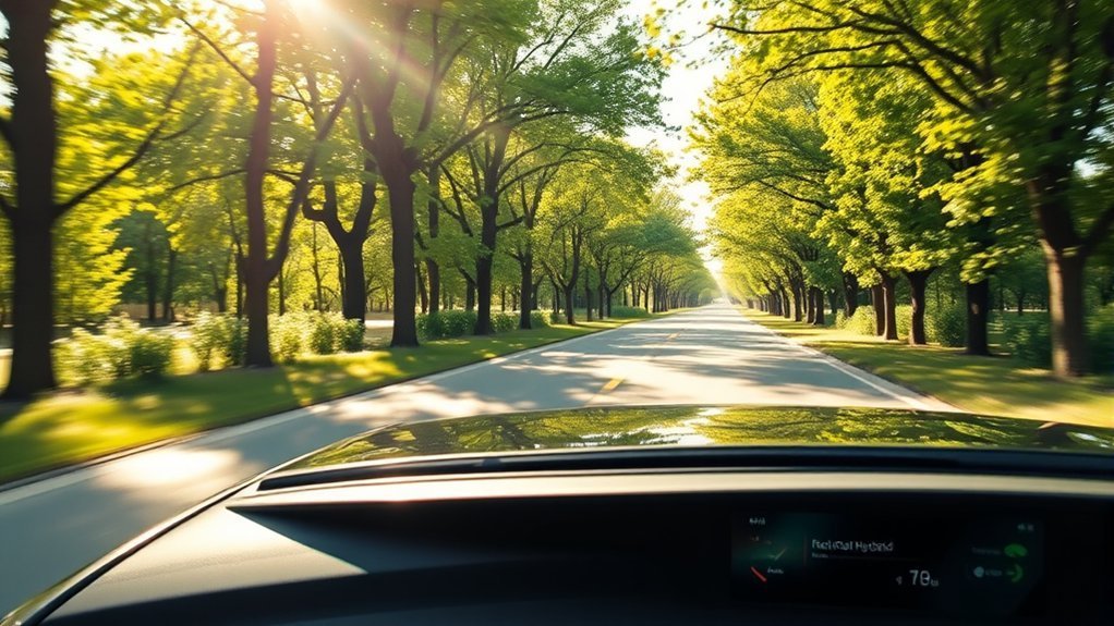 Toyota Camry Hybrid EV Mode: When to Use It in 2026 3 Toyota Camry Hybrid driving quietly and efficiently in city traffic