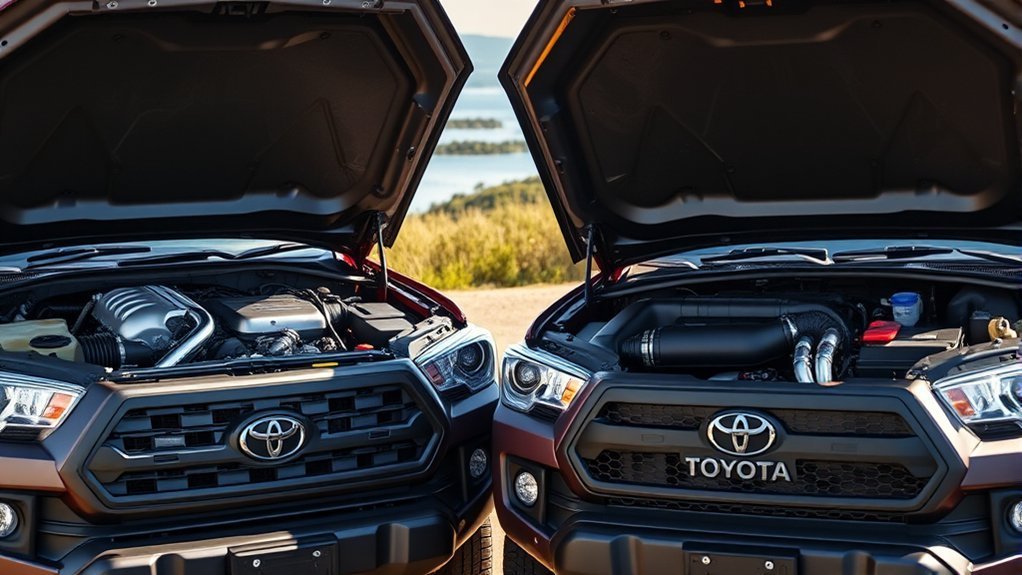 Tacoma V6 vs 4-Cylinder: 2026 Used Engine Guide 2 Toyota Tacoma 4-cylinder and V6 engine options comparison