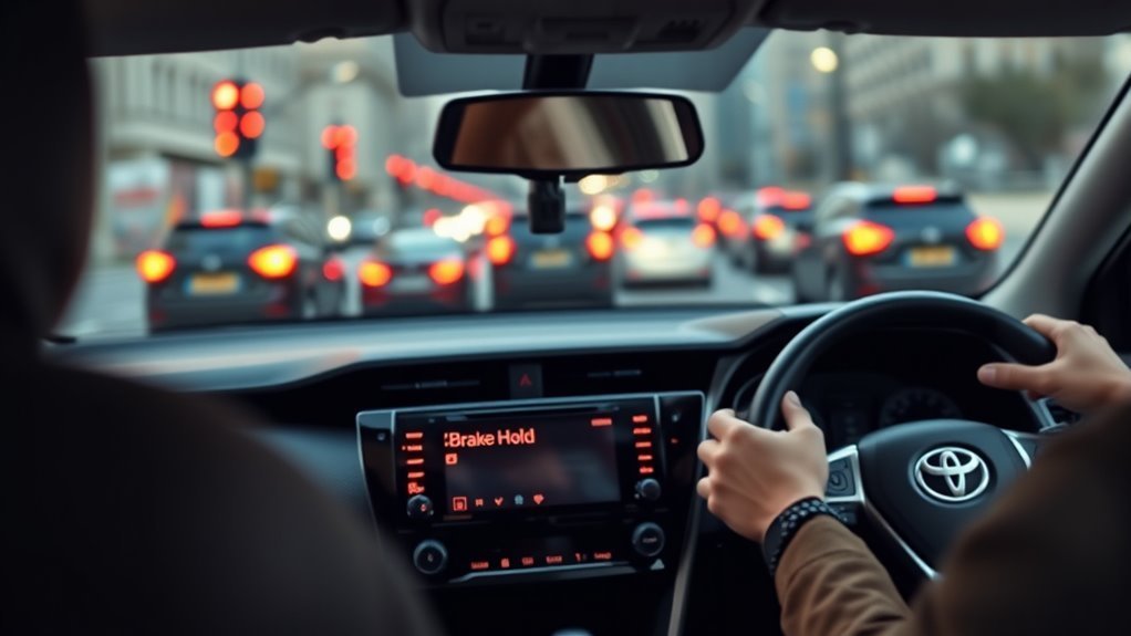 Toyota RAV4 Brake Hold improving driver comfort and confidence during traffic stops