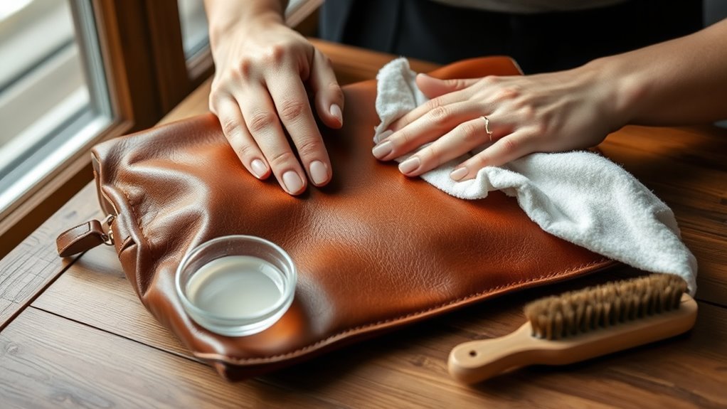 essential leather purse care