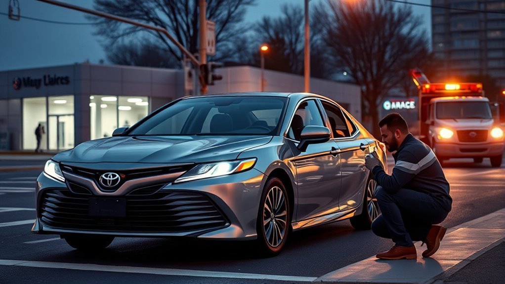 mechanic consultation for diagnosing Toyota Camry stalling at stops