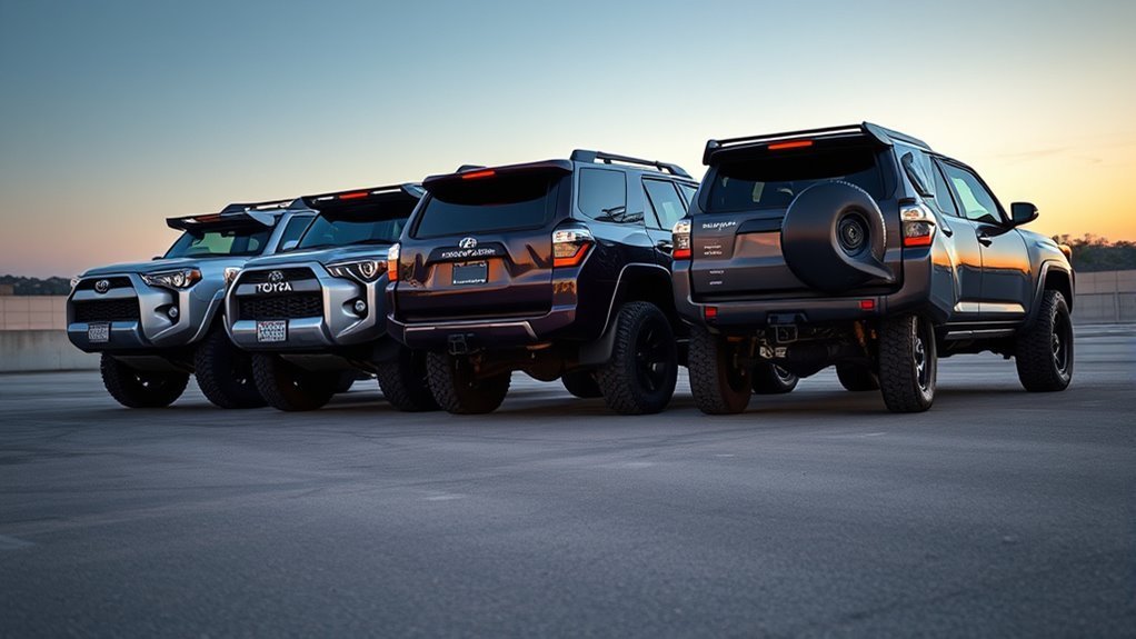 Toyota 4Runner 4WD system evolution from first through sixth generation