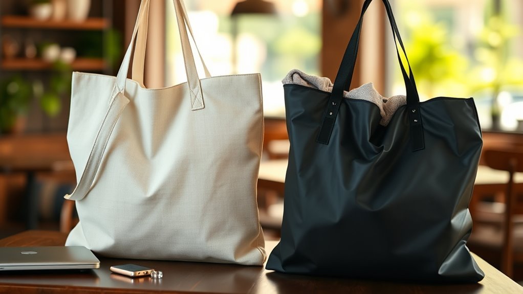 Canvas vs Nylon Tote Bags: How Their Fabrics Behave in Use 1 fabric performance in use