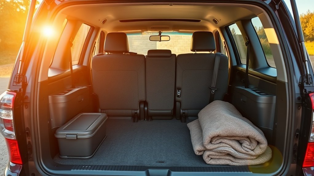 4Runner Rear Seats: Fold, Remove & Build Flat 2026 2 Toyota 4Runner rear seats folded for temporary cargo space