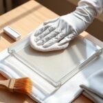 gentle cleaning for acrylic