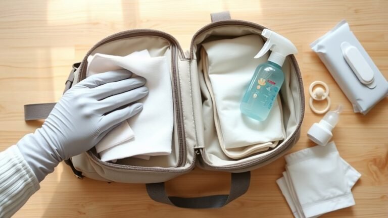gentle disinfecting for diaper bags