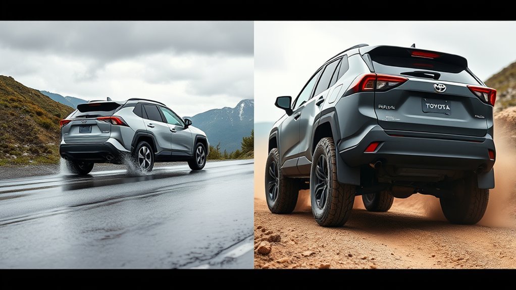 RAV4 AWD System Explained: Toyota 2026 Guide & Tips 3 Toyota RAV4 Hybrid Electronic On-Demand AWD compared with mechanical AWD driveline