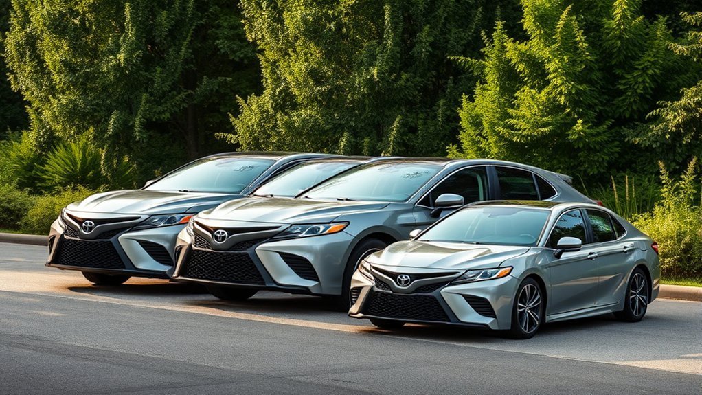 Ninth-generation Toyota Camry hybrid with bold exterior design updates