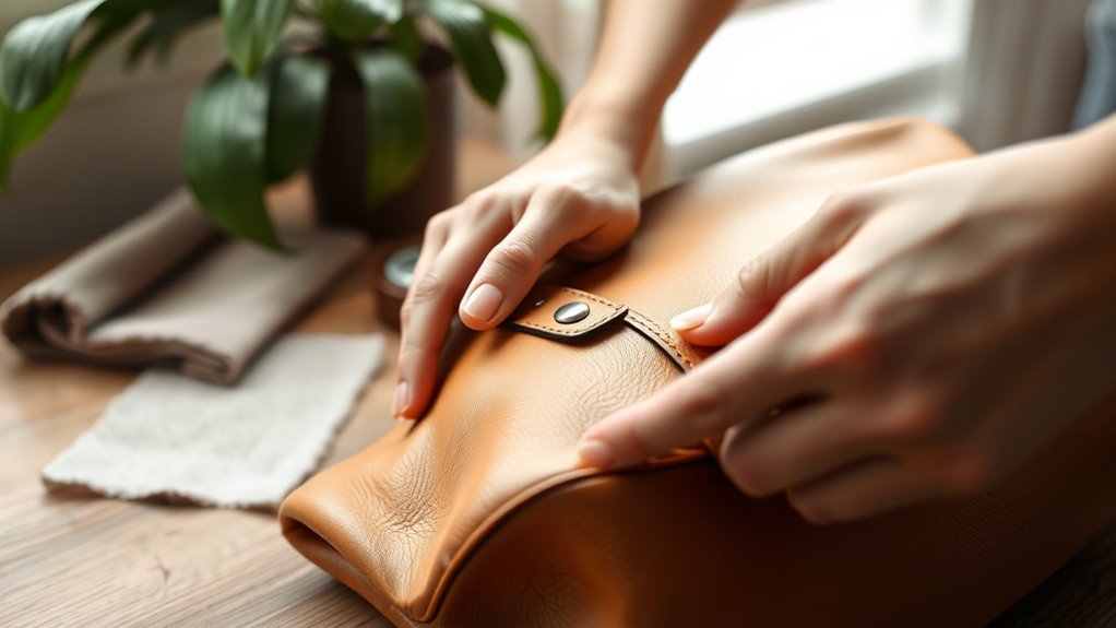 identifying real leather safely