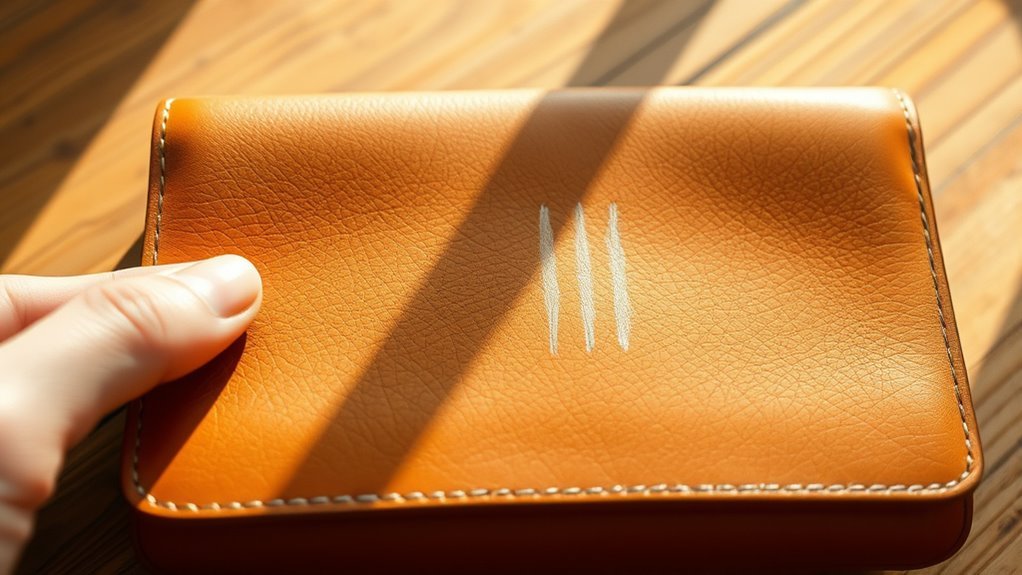 Removing Scratches From a Leather Purse: Safe Repair Steps 2 inspect scratches for depth