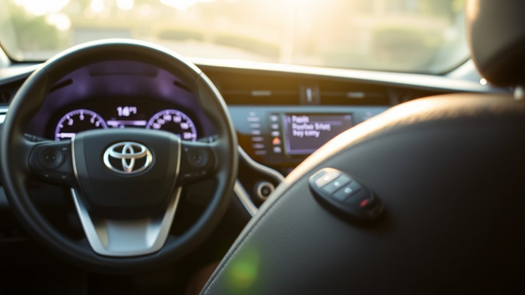 Toyota Camry keyless entry troubleshooting steps for smart key and fob problems