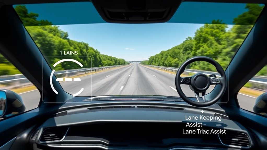 Lane Keeping Assist vs Lane Tracing Assist: Toyota Guide 2 Vehicle camera detecting lane markings for lane keeping assist