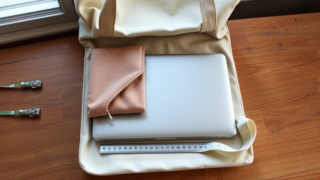 laptop fitting in totes